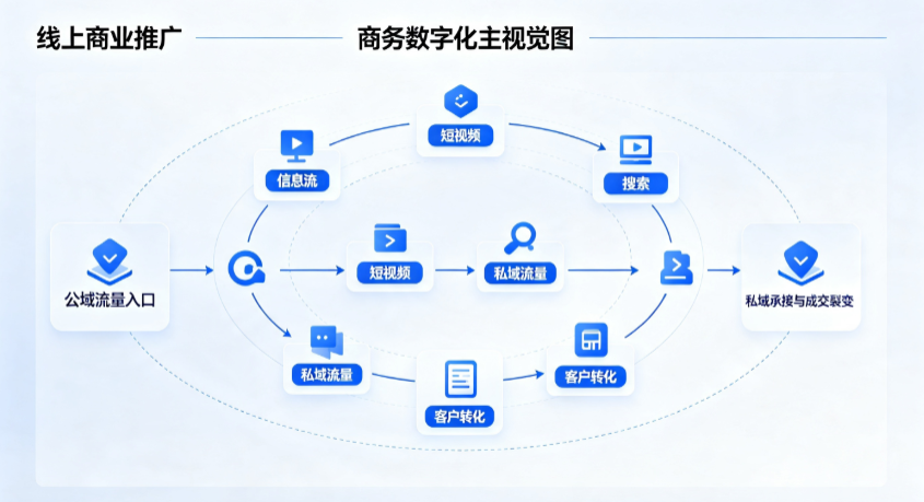 金水区线上商业推广怎么做？全域流量闭环搭建与低成本转化实战指南